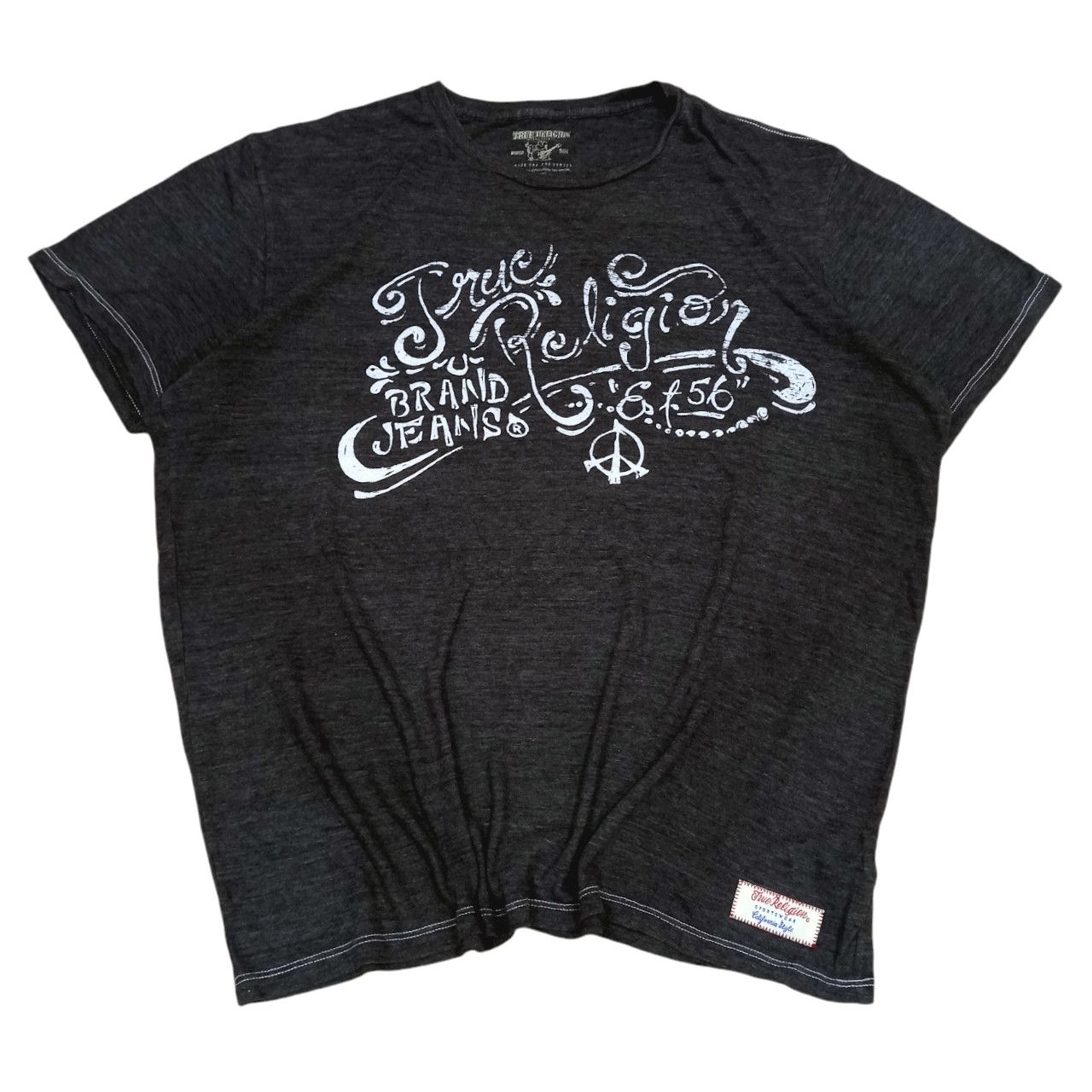 True Religion True Religion World Tour Spellout Tee Size US XL / EU 56 / 4 - 1 Thumbnail