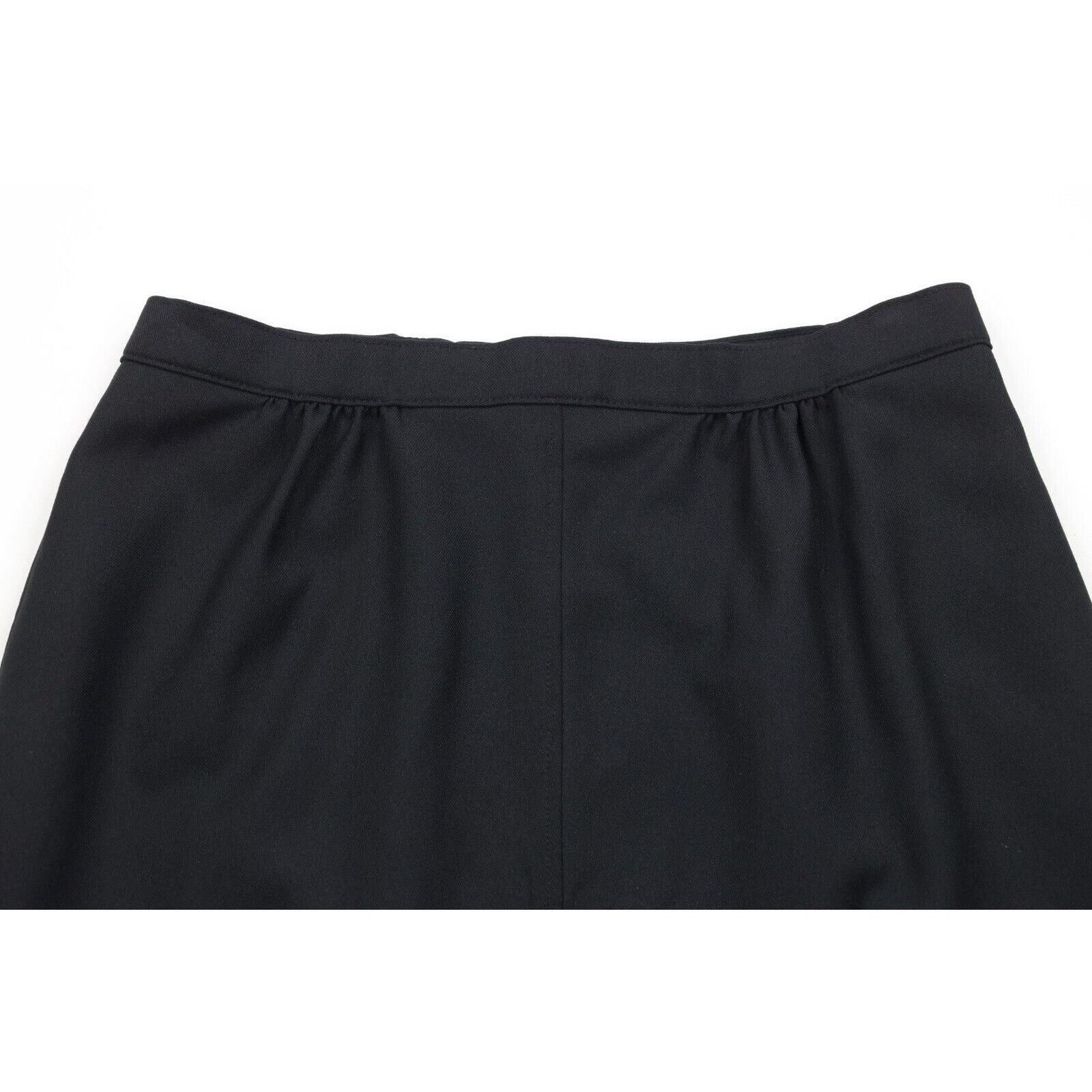Vintage Vintage 90s Streetwear Blank Knit Long Skirt Businesscore Size 36" / US 14 / IT 50 - 2 Thumbnail