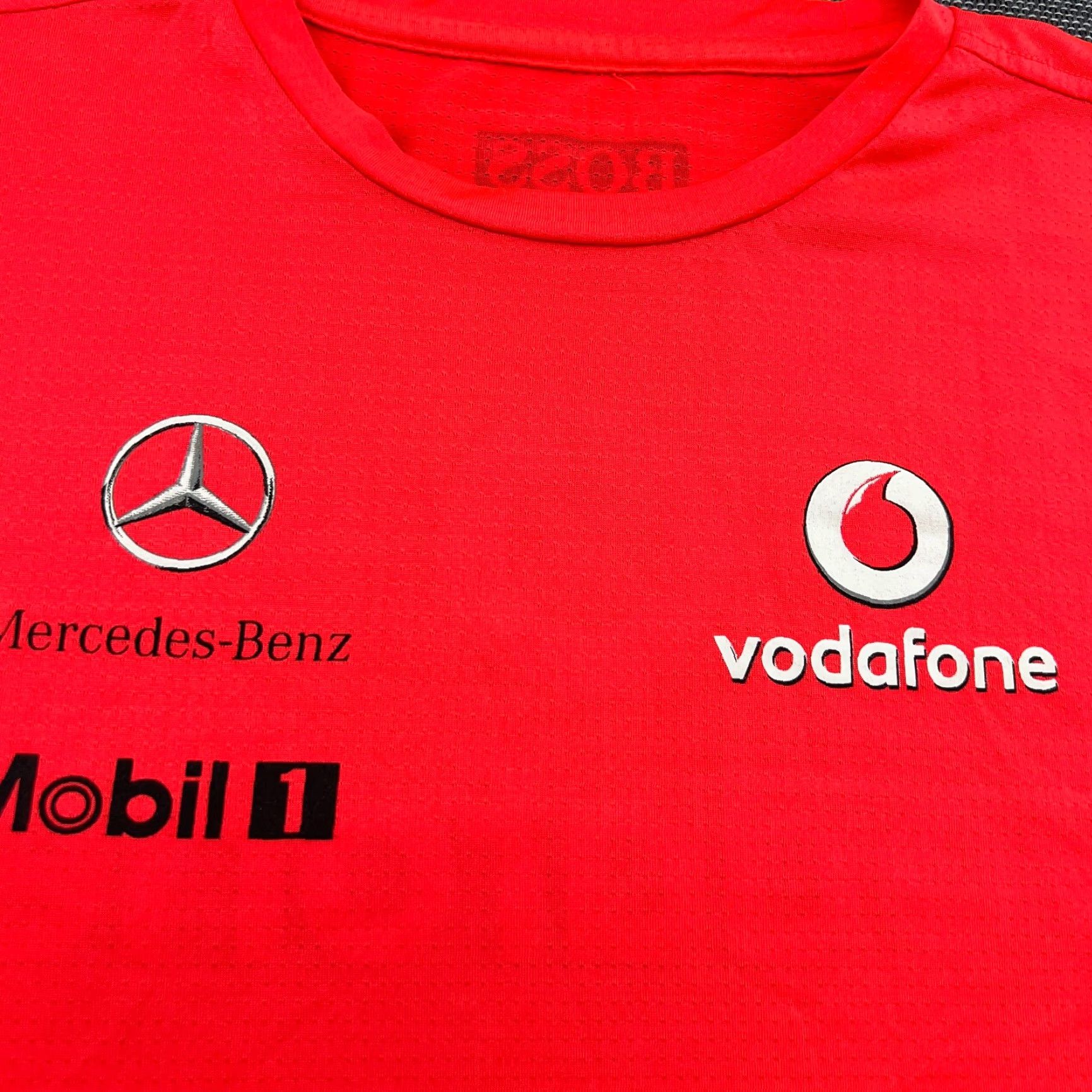 Vintage McLaren F1 Racing Team Vodafone Orange Mens Shirt XL Size US XL / EU 56 / 4 - 4 Thumbnail