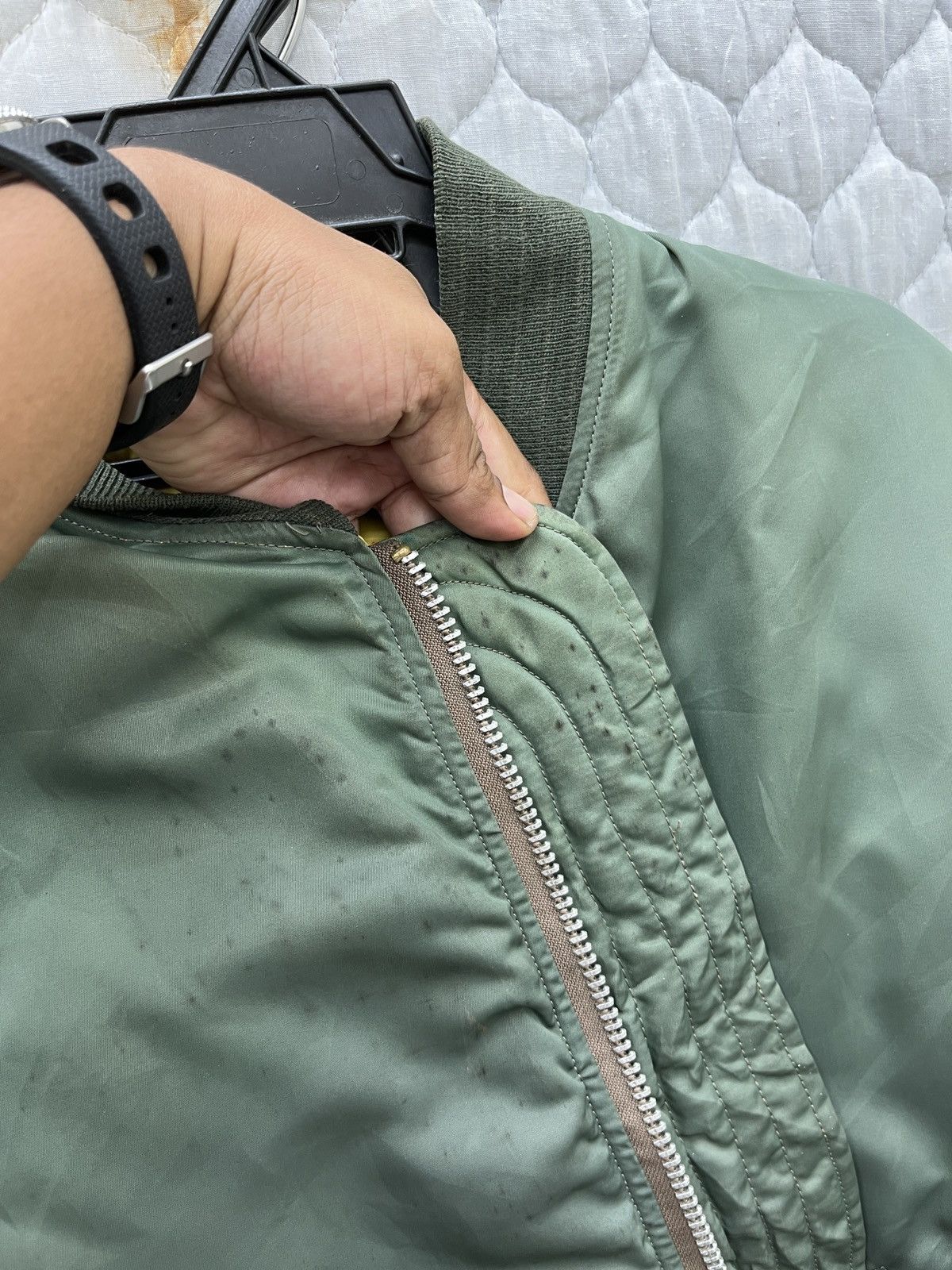 Other 🔥🔥🔥STEALS VTG CAB CLOTHING MA-1 FLIGHT JACKET Size US M / EU 48-50 / 2 - 17 Thumbnail