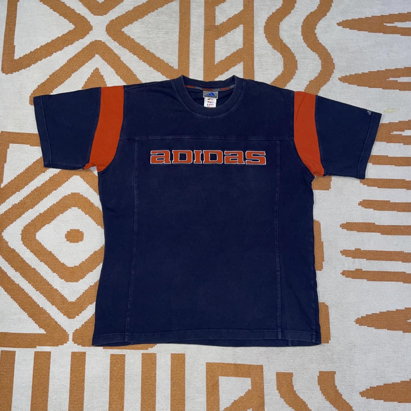 Adidas Adidas 90s Embroidered Panelled T-Shirt M Size US M / EU 48-50 / 2 - 1 Thumbnail