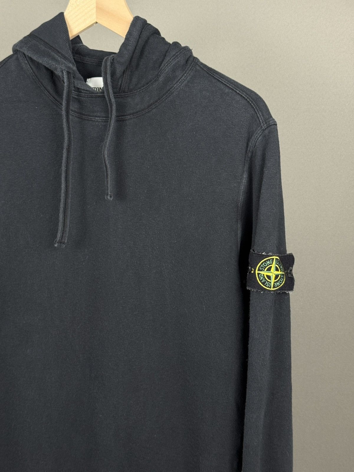 Stone Island Stone Island Garment Dyed Black Hoodie Size US M / EU 48-50 / 2 - 3 Thumbnail