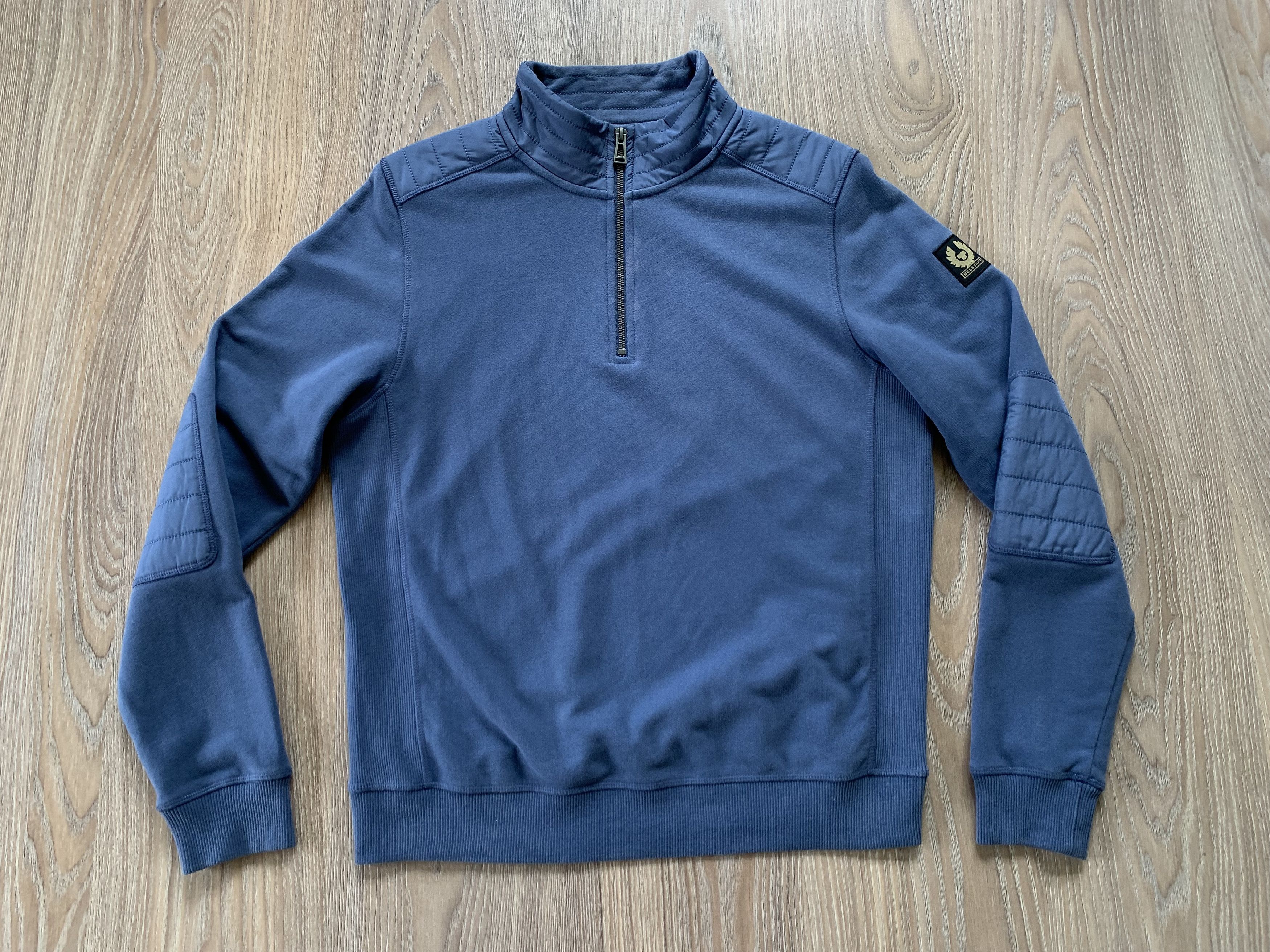 Belstaff Belstaff Cotton Half-Zip Jaxon Sweatshirt Size US M / EU 48-50 / 2 - 2 Thumbnail