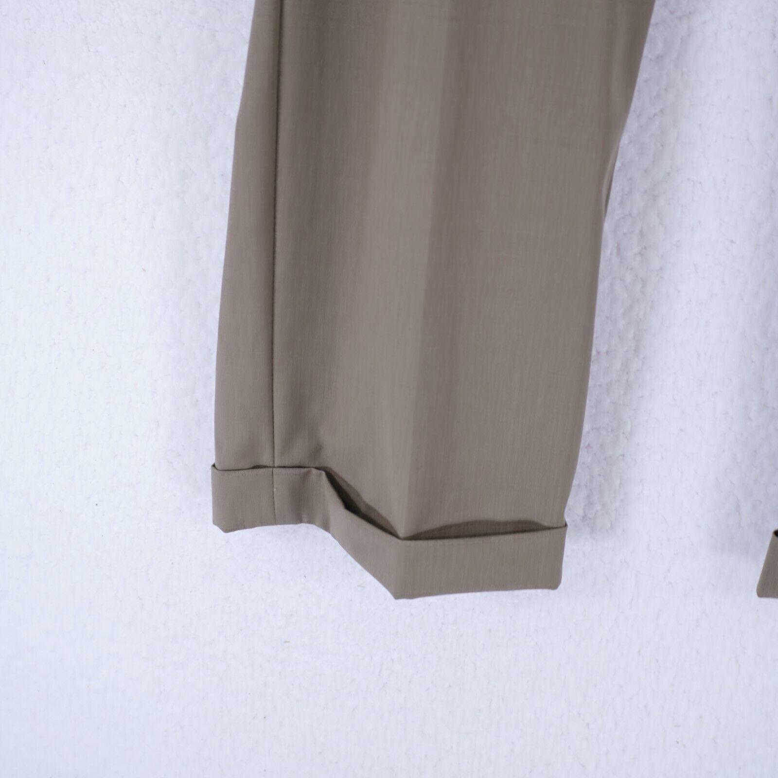 Lauren Ralph Lauren Lauren Ralph Lauren Tan Wool 39/30 Dress Pants Pleated Cuffe Size US 39 - 2 Thumbnail