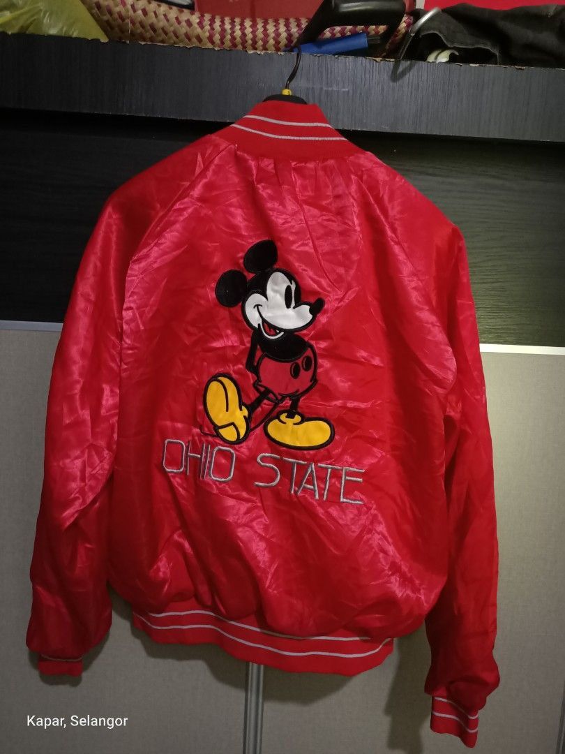 Disney × Mickey Mouse Vintage Mickey mouse x ohio state buckeyes bomber jacket Size US L / EU 52-54 / 3 - 3 Thumbnail