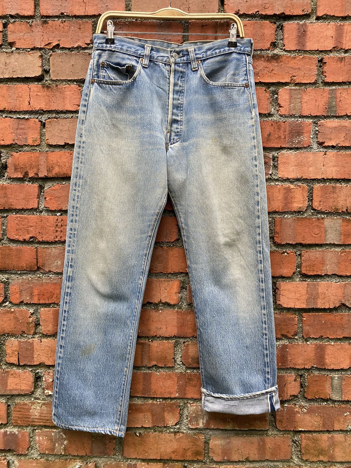 image of Levis x Levis Vintage Clothing Size 31 X 29.5 Vintage 80's Levi's 501 Redline Made In Usa in Blue