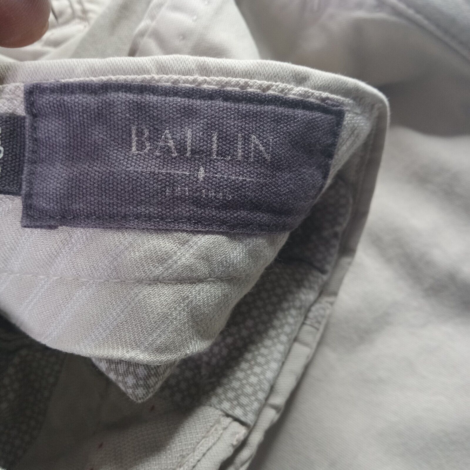 & Other Stories Ballin Mansfield Chino Pants Men's Size 38x35 Stone Relaxed Size US 38 / EU 54 - 6 Thumbnail