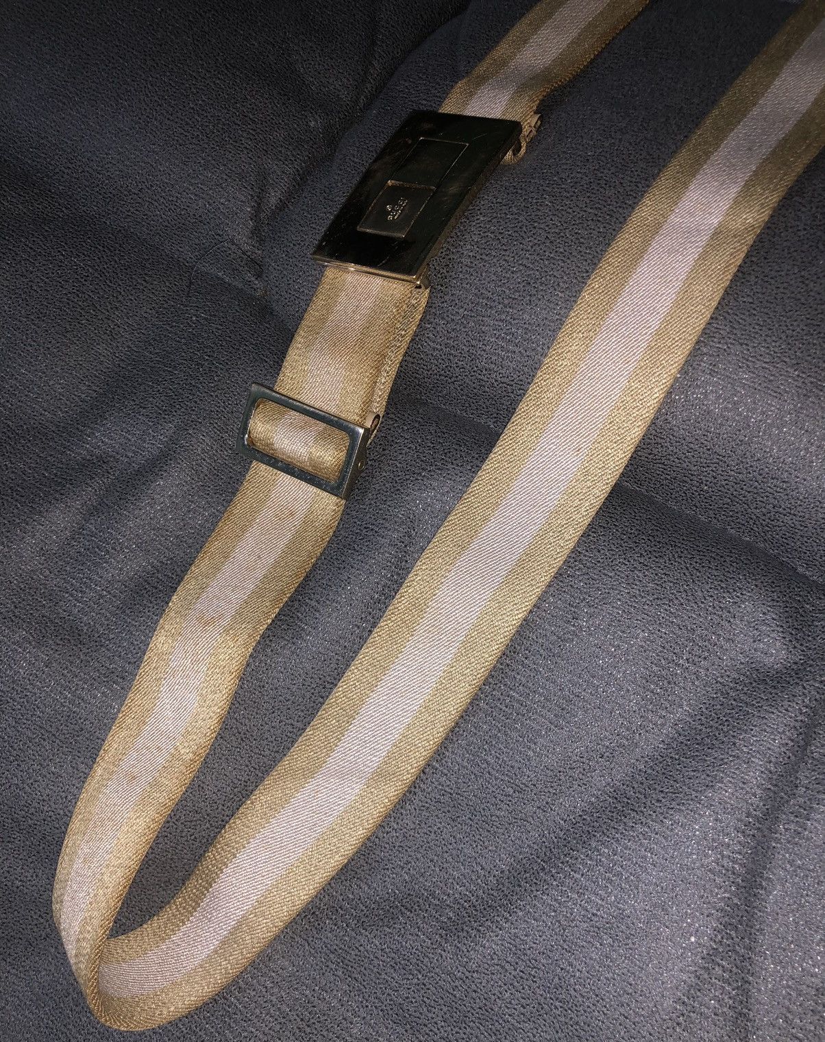 Gucci × Vintage Vintage Gucci Belt Elastic Stretchable Unisex Size ONE SIZE - 3 Thumbnail