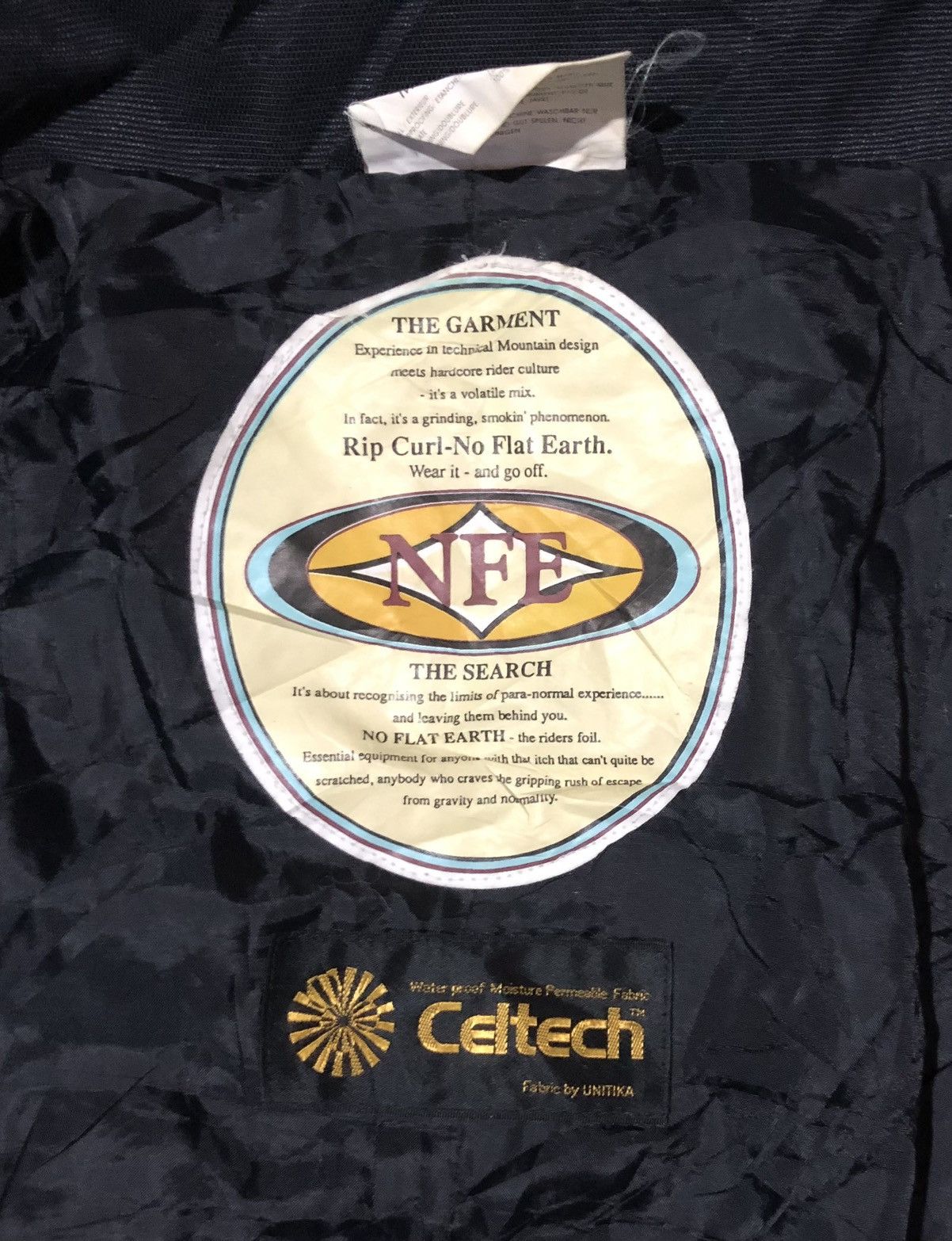 Rip Curl Rip Curl Jacket NFE No Flat Earth The Search Celtech Size US L / EU 52-54 / 3 - 8 Thumbnail