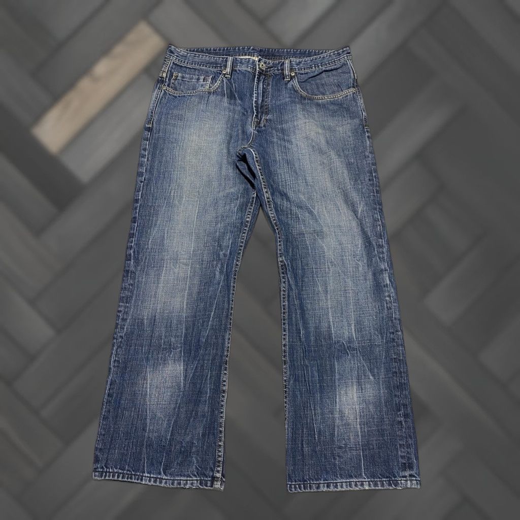 Buffalo David Bitton Buffalo David Bitton Jeans Mens 38x29 Blue Straight Denim Classic Cotton Size US 38 / EU 54 - 1 Thumbnail