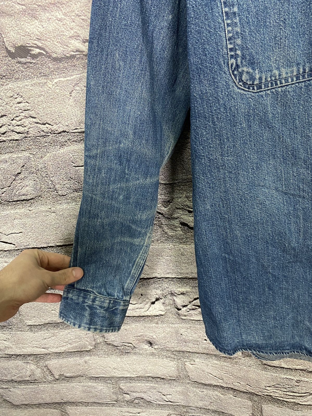 Vintage Vintage rare denim jacket Polo Ralph Lauren Sport y2k Size US M / EU 48-50 / 2 - 2 Thumbnail