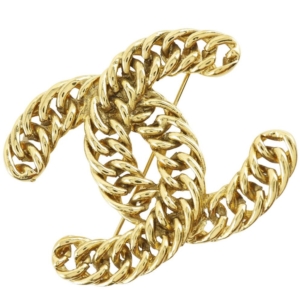Chanel Chanel Chanel Chain Coco Mark Brooch Metal Brooch DUTY FREE for USA Size ONE SIZE - 1 Thumbnail