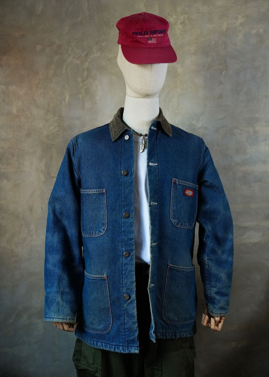 Dickies Vintage Dickies Blanket Lined Denim Chore Jacket Size US M / EU 48-50 / 2 - 1 Thumbnail