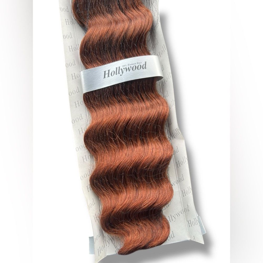 Other 100% Human hair Italian French Deep Weaving -Copper Red #3 Size ONE SIZE - 7 Thumbnail