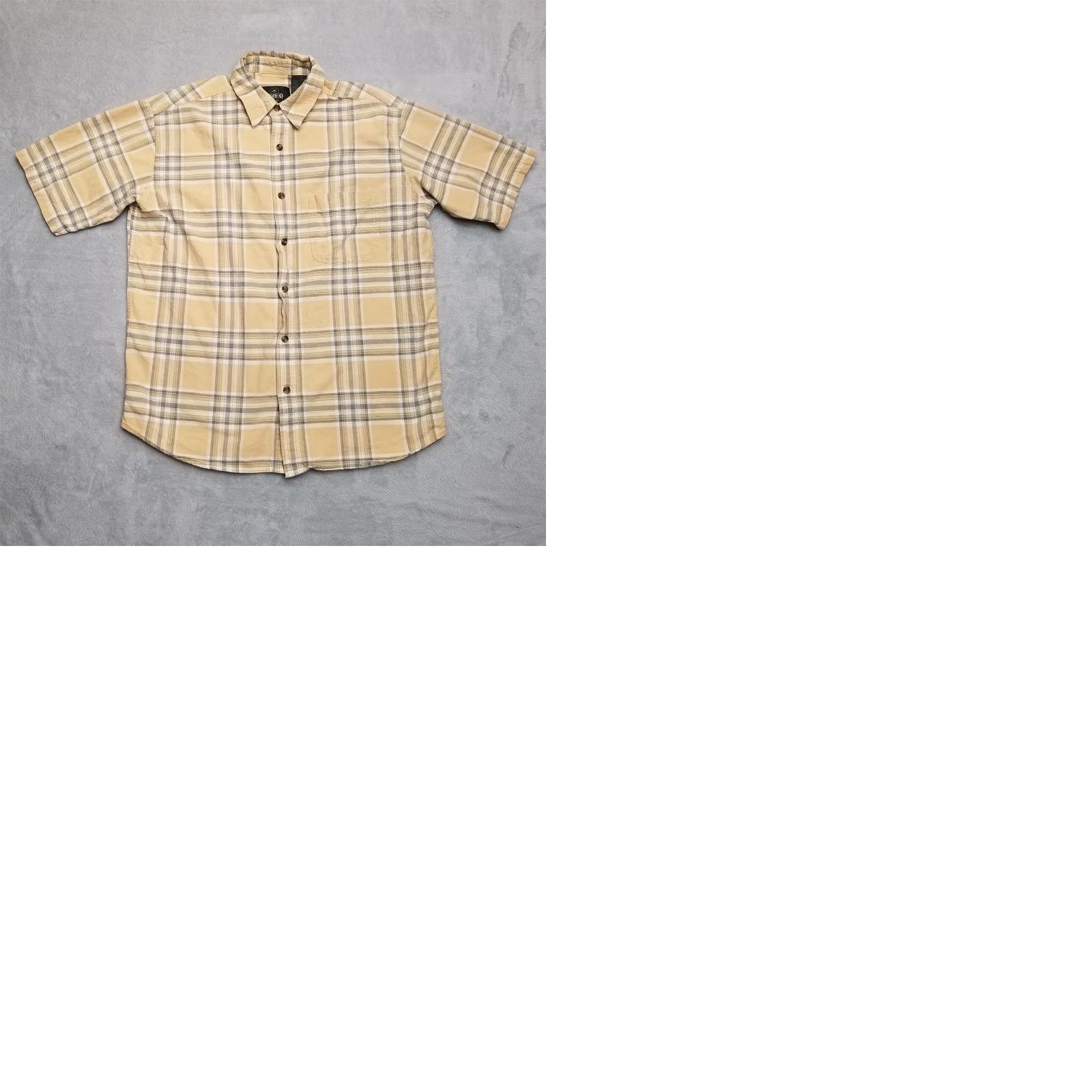 Vintage VINTAGE RedHead Shirt Mens L Beige Plaid 100% Cotton Short Sleeve Casual Outdoor Size US L / EU 52-54 / 3 - 9 Thumbnail