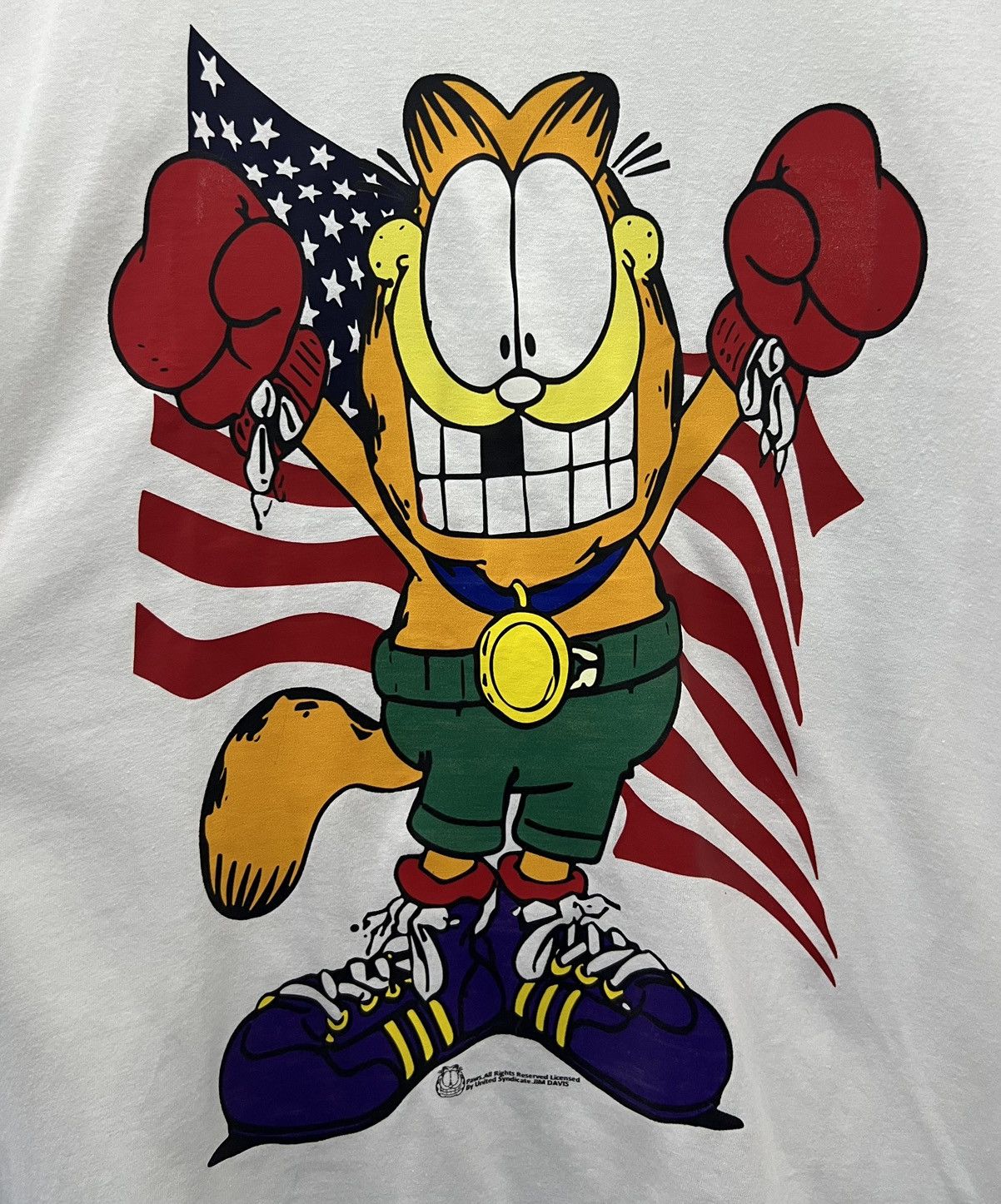 Vintage VINTAGE GARFIELD NEVER HIT SOFT SHIRT Size US XXL / EU 58 / 5 - 3 Thumbnail