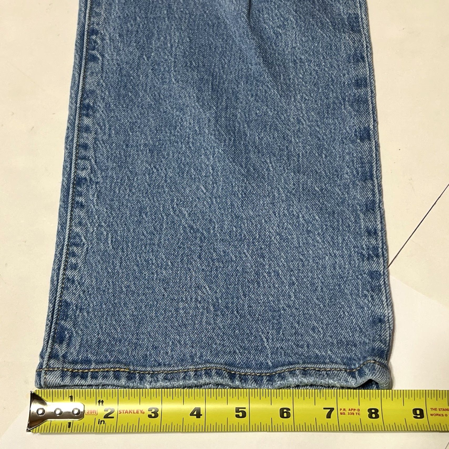 Levi's Levi's Jeans Women Ribcage Straight Ankle 27x26 Blue Denim 5-Pocket Button Closure High Rise Regular Fit Levi's Logo Size 27" / US 4 / IT 40 - 7 Thumbnail