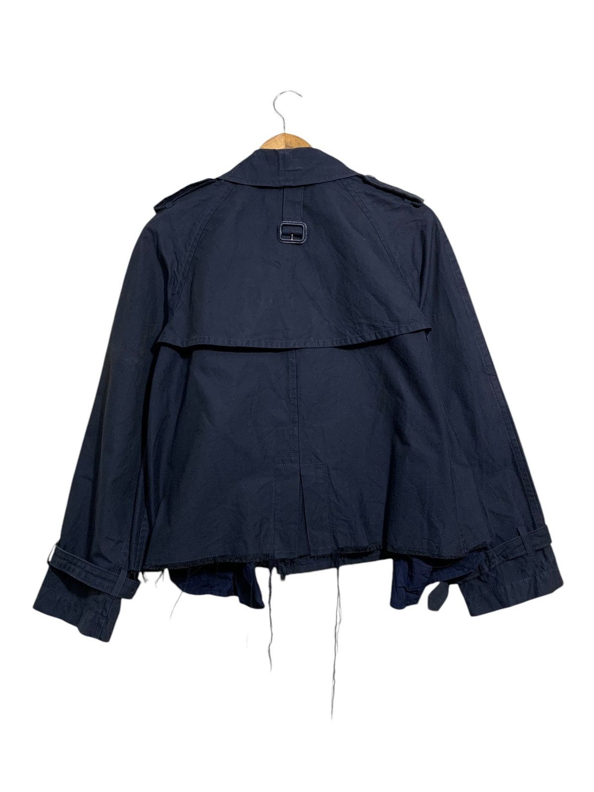 Comme des Garcons 🔥TRICOT CdG TRENCHCOATS NAVY Size M / US 6-8 / IT 42-44 - 4 Thumbnail