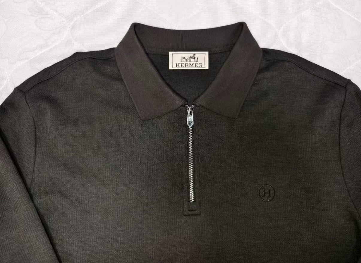 Hermes Authentic Hermès wool polo shirt Size US L / EU 52-54 / 3 - 2 Thumbnail