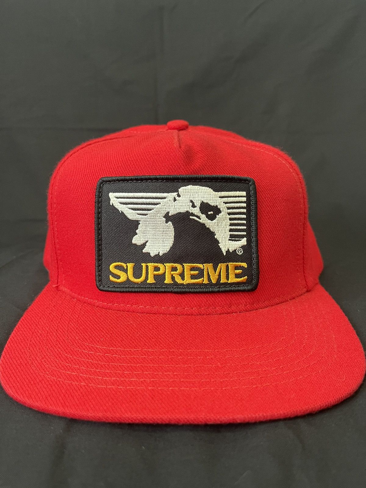 Supreme FW09 Supreme Eagle Patch 5 Panel Snapback Cap Hat Size ONE SIZE - 4 Thumbnail