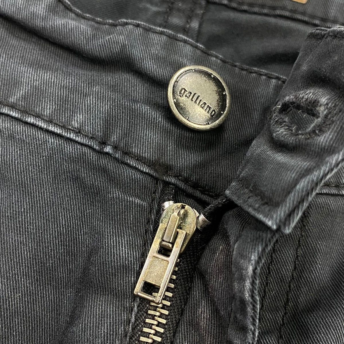 John Galliano Distressed Slim Fit Jeans Size US 30 / EU 46 - 13 Thumbnail