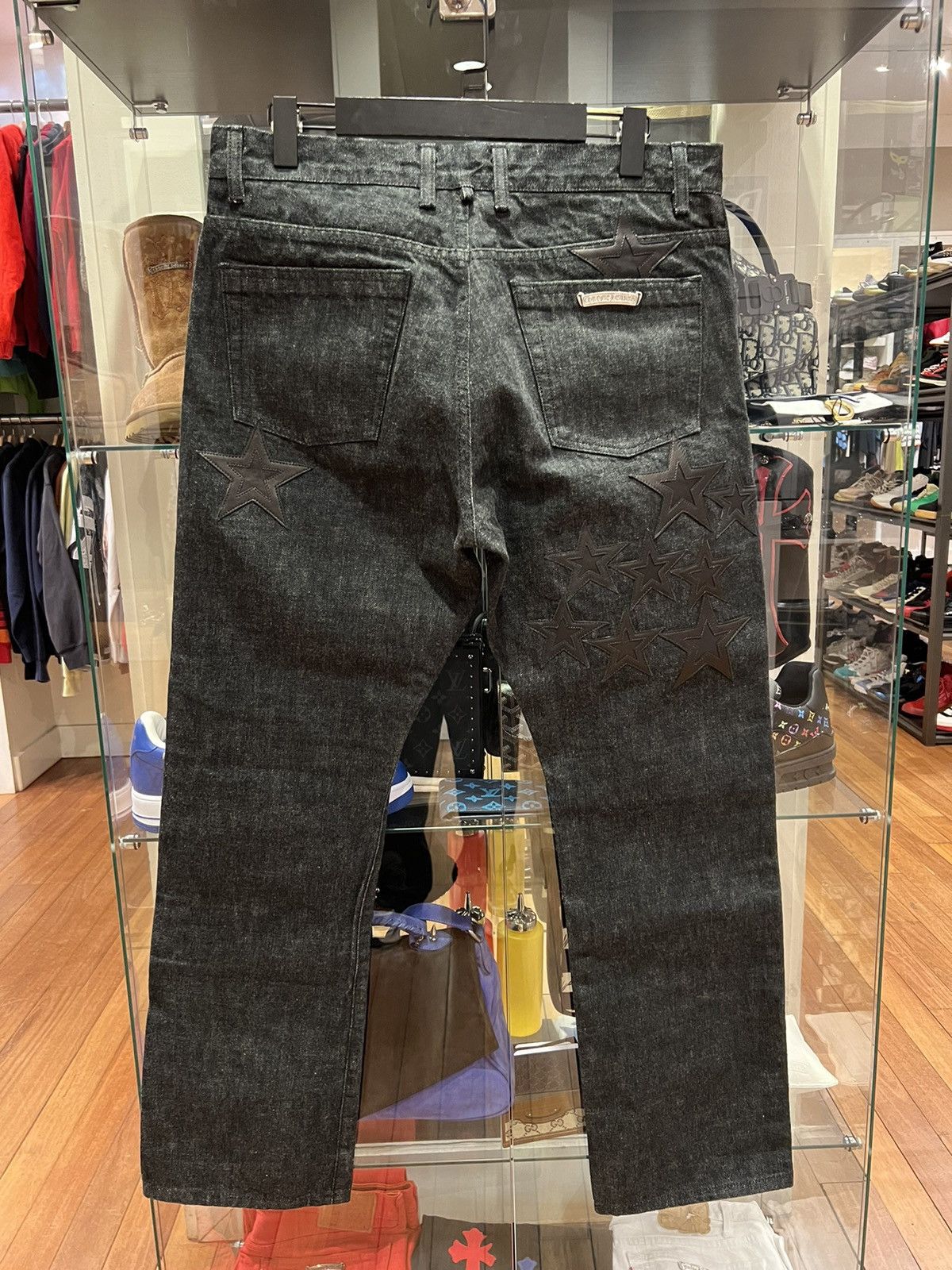 Chrome Hearts Chrome Hearts Star Patch Denim Jeans Size US 34 / EU 50 - 4 Thumbnail