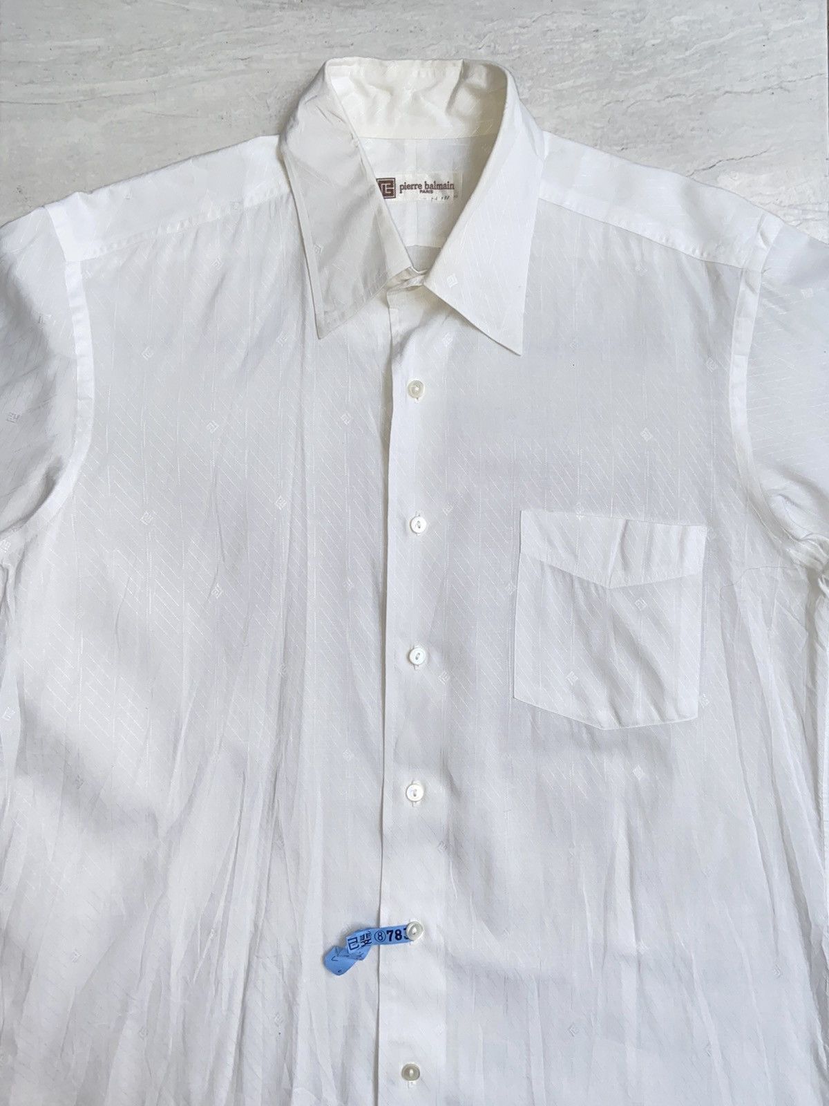 Pierre Balmain PIERRE BALMAIN White Shirt Size US S / EU 44-46 / 1 - 9 Thumbnail