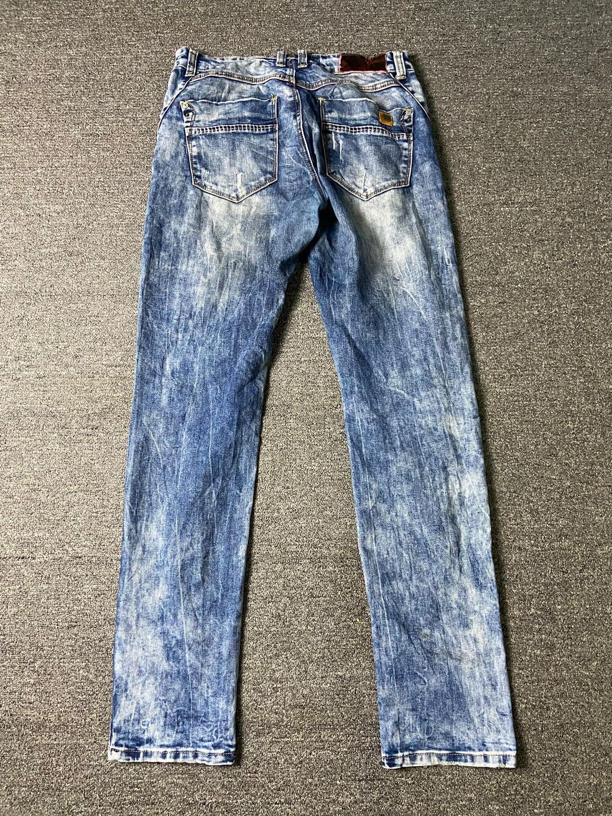 Japanese Brand × Seditionaries × Vintage GALLOP Brand Distressed Acid Wash Denim Jeans (132) Size US 32 / EU 48 - 2 Thumbnail