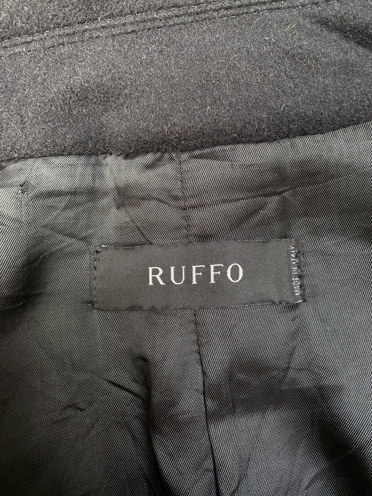 Ruffo Research 2000s Ruffo by Raf Simons- Double Breasted Wool Blend Coat Size US M / EU 48-50 / 2 - 20 Thumbnail