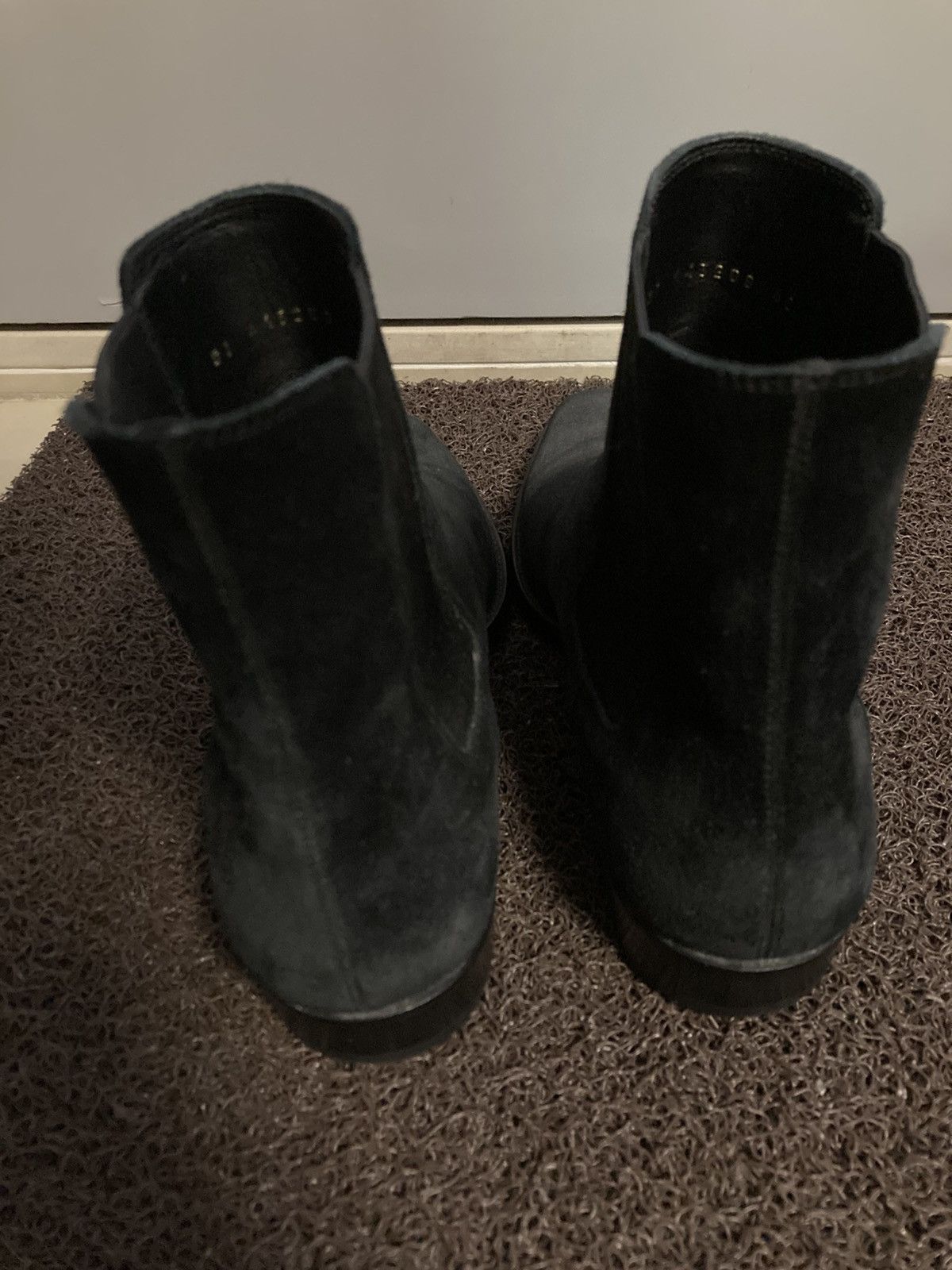Saint Laurent Paris SLP Black Suede 30mm Chelsea Boots Size US 9 / EU 42 - 4 Thumbnail