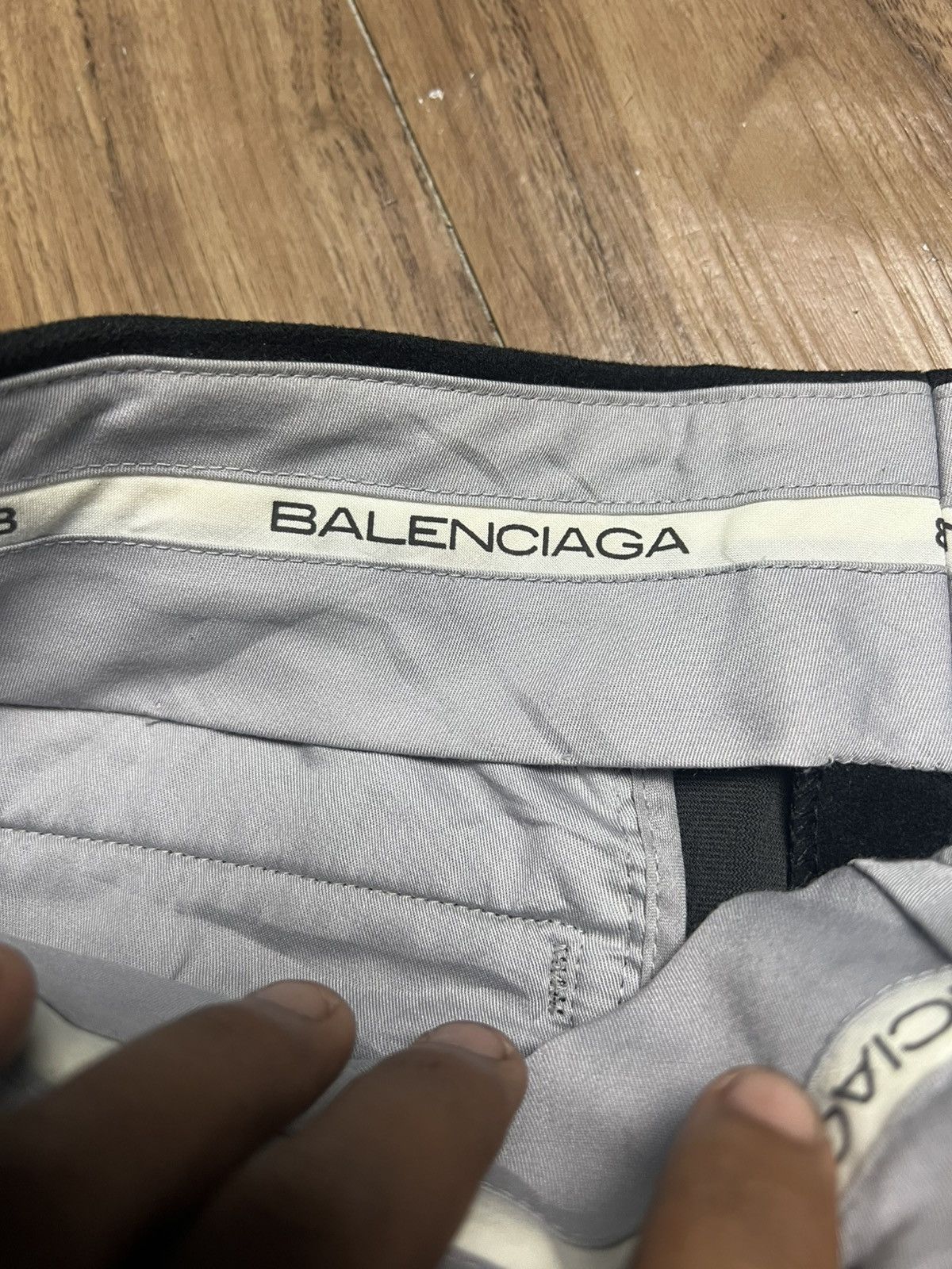 Balenciaga VINTAGE BALENCIAGA BB Sports Velvet Trousers (40) Size US 31 - 10 Thumbnail