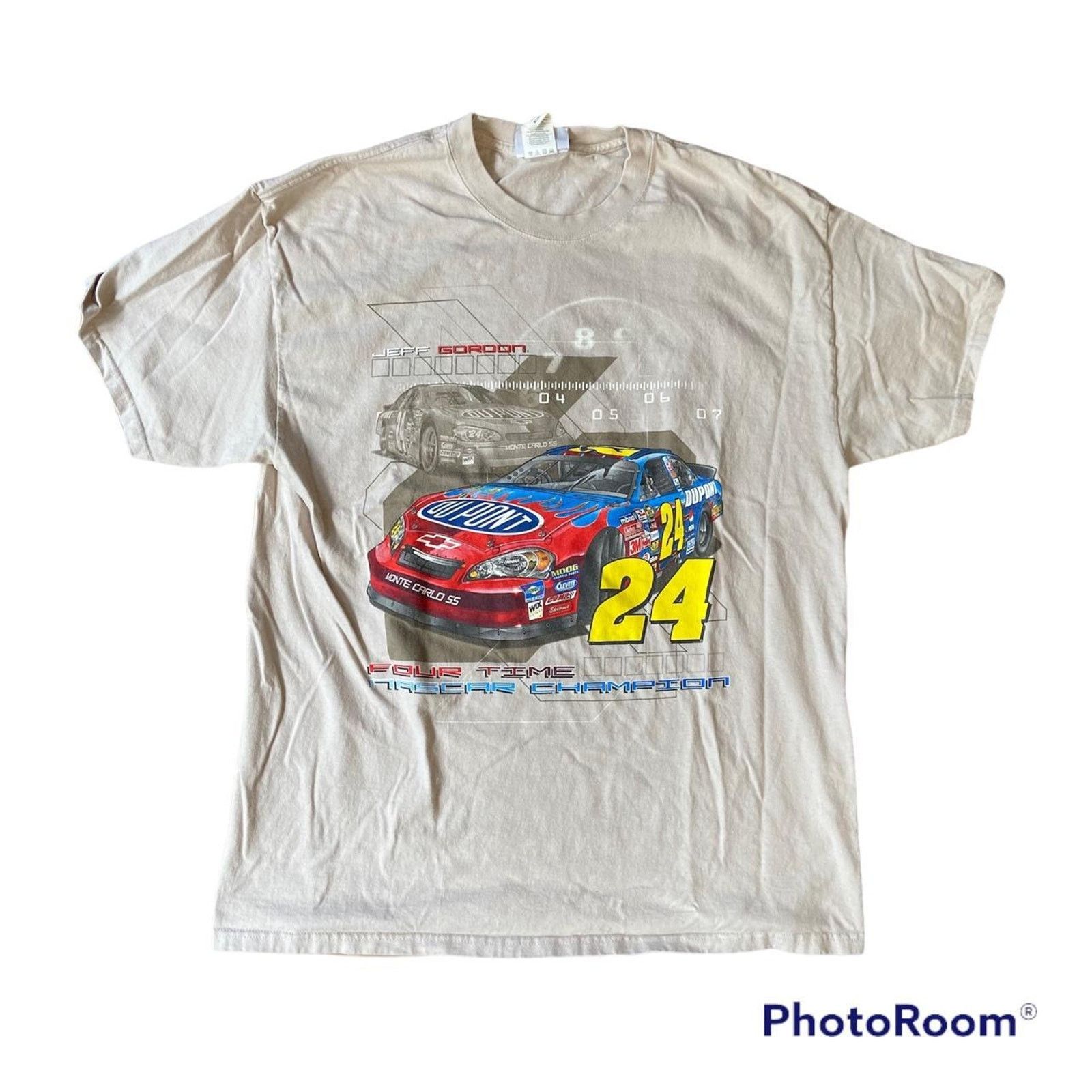 Chase Authentics Y2k nascar jeff gordon tee Size US L / EU 52-54 / 3 - 1 Thumbnail