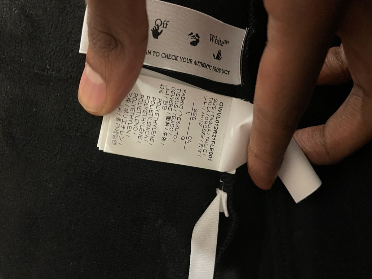 Off-White Off‑White Logo Black Track Zip‑Up Jacket S Size US S / EU 44-46 / 1 - 6 Thumbnail