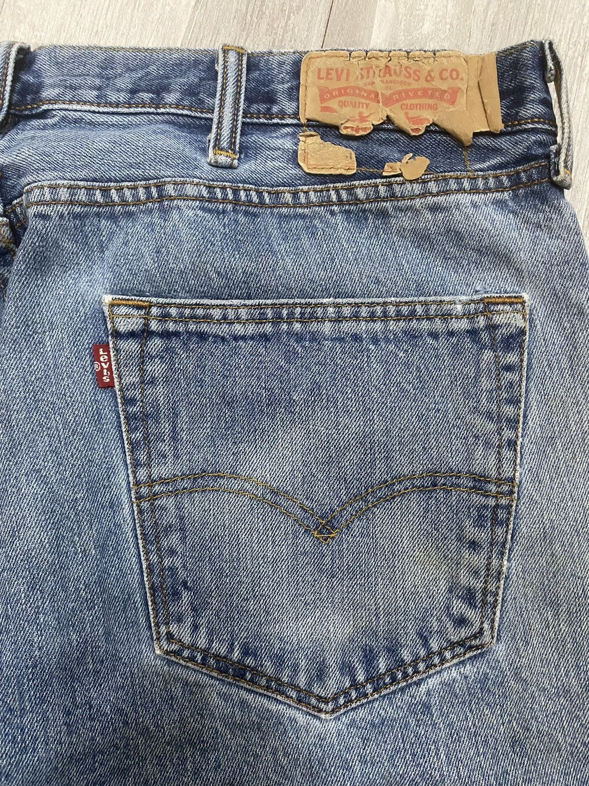 Levi's × Levi's Vintage Clothing Y2k 501 denim wash jeans size 38 Size US 38 / EU 54 - 4 Thumbnail
