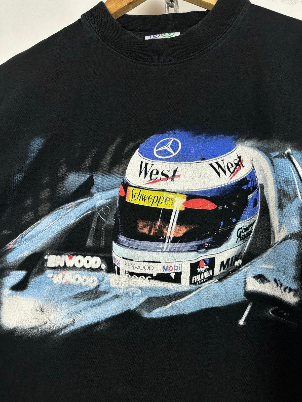 Mercedes-Benz Vintage Mika Hakkinen McLaren Mercedes West F1 Racing Shirt Size US M / EU 48-50 / 2 - 10 Thumbnail