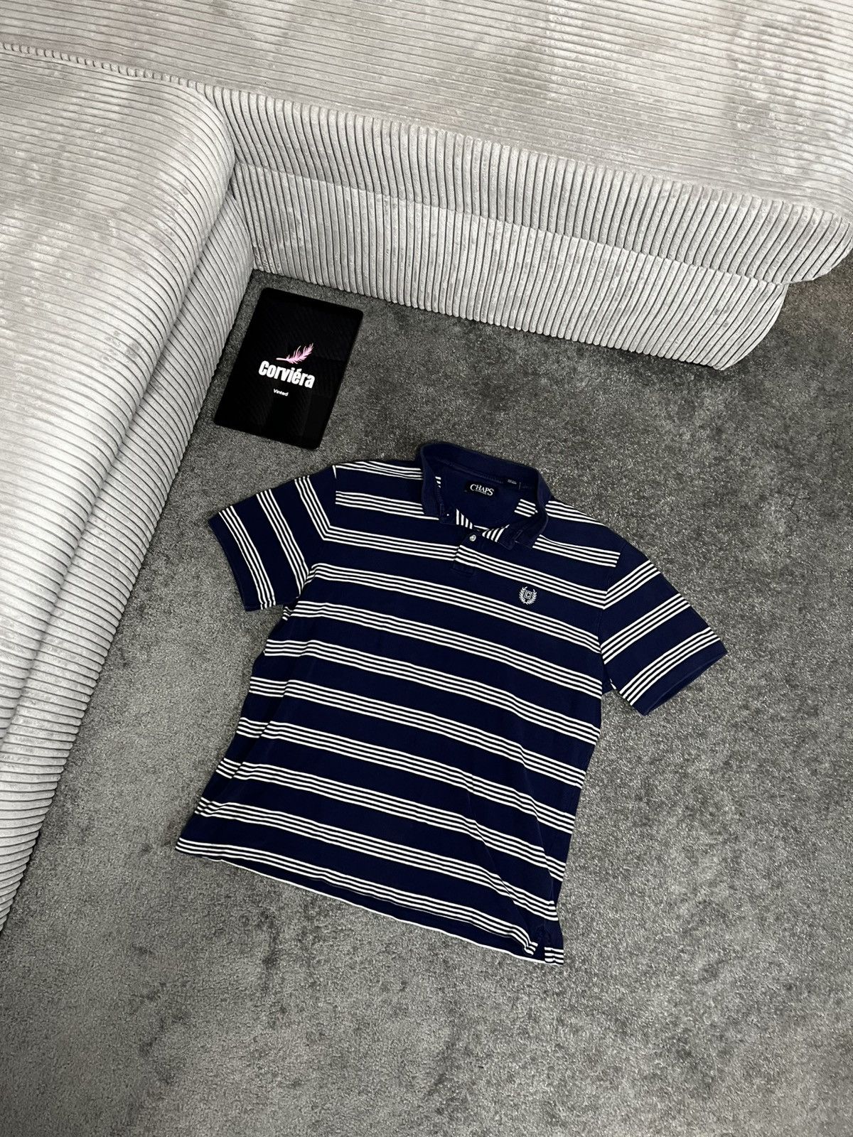 Chaps Ralph Lauren × Designer × Vintage Chaps Vintage Polo Shirt Size US XL / EU 56 / 4 - 1 Thumbnail