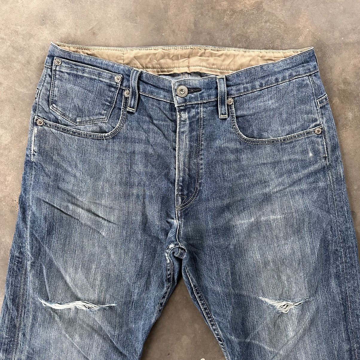 Levi's W35 Vintage Levi’s 513 Distressed Faded Denim Jean Pant Size US 35 - 3 Thumbnail