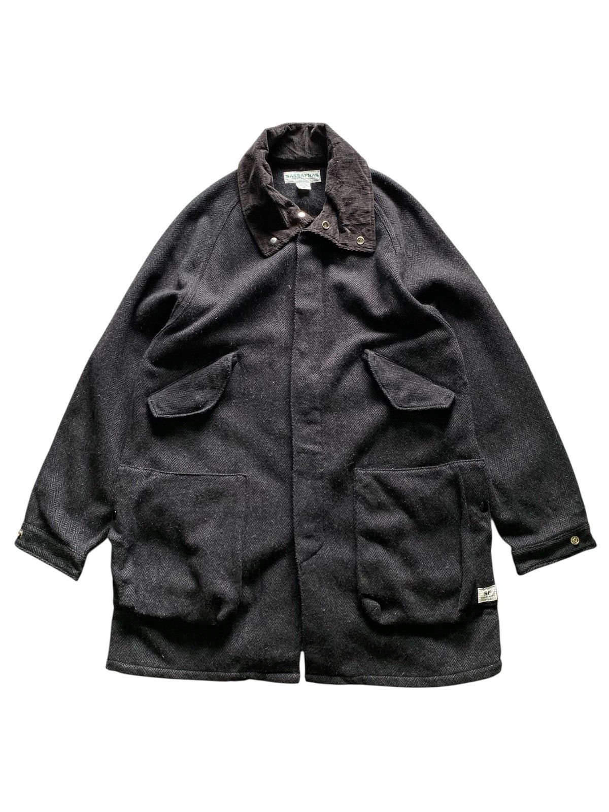 美品 SASSAFRAS FALL LEAF BUD COAT WOOL M Sassafras LIAM GALLAGHER parka sassafras Fall Leaf Bud Coat