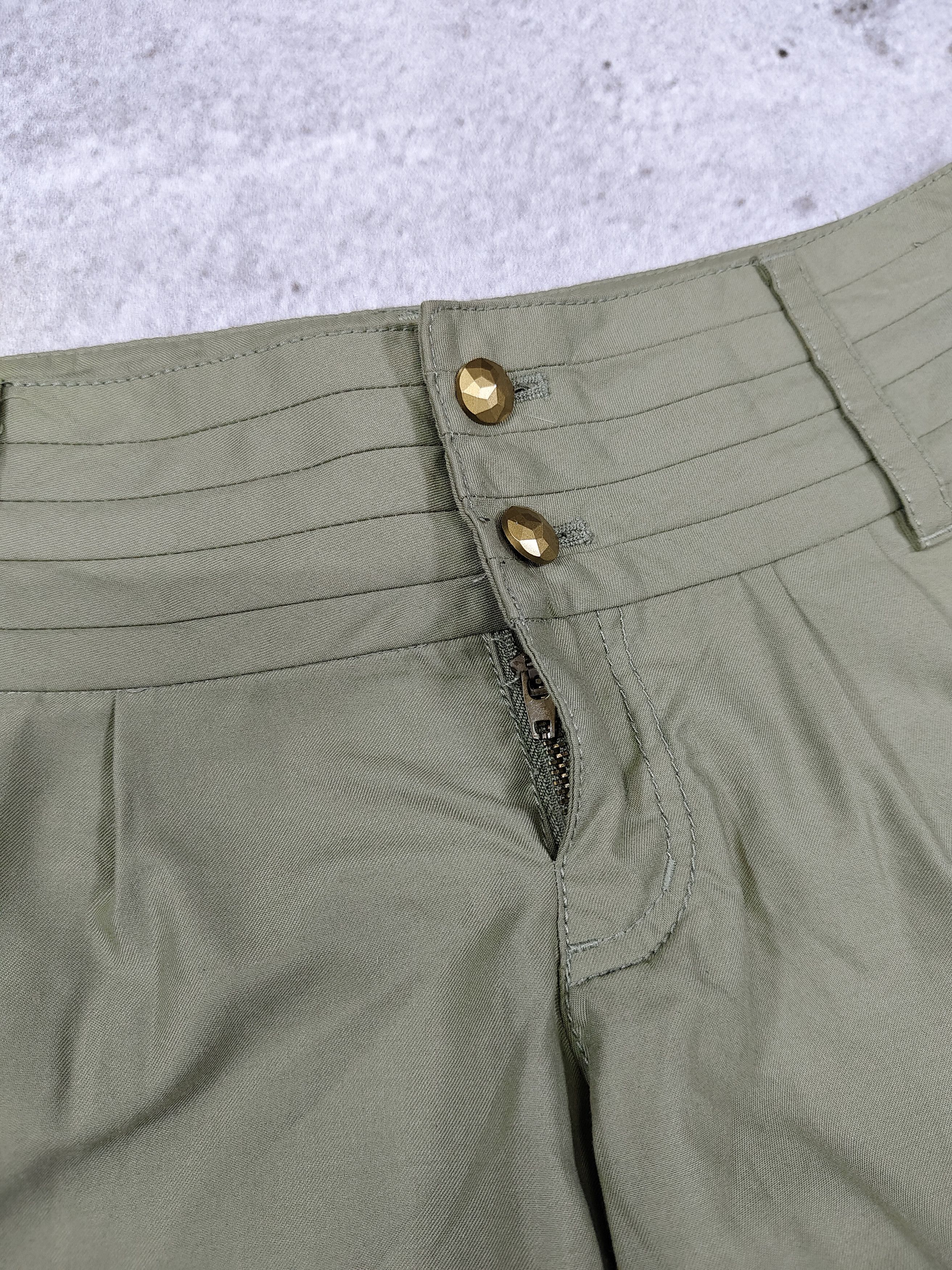 Japanese Brand Spiral Girl🇯🇵 Gal Y2K Casual Military Cargo Mini Shorts Size 29" - 5 Thumbnail