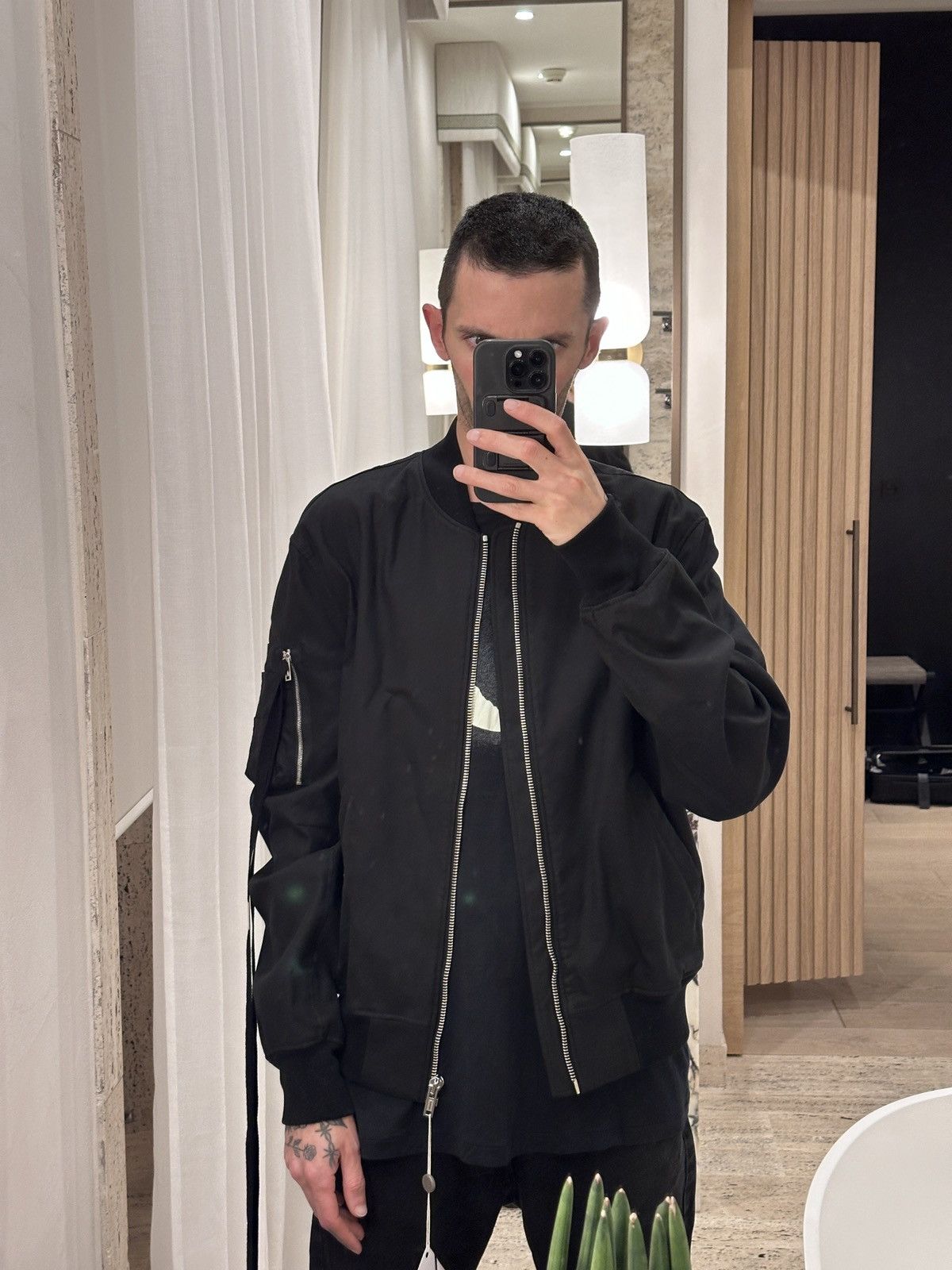 Ann Demeulemeester Ann Demeulemeester Dries Bomber Size US S / EU 44-46 / 1 - 1 Thumbnail