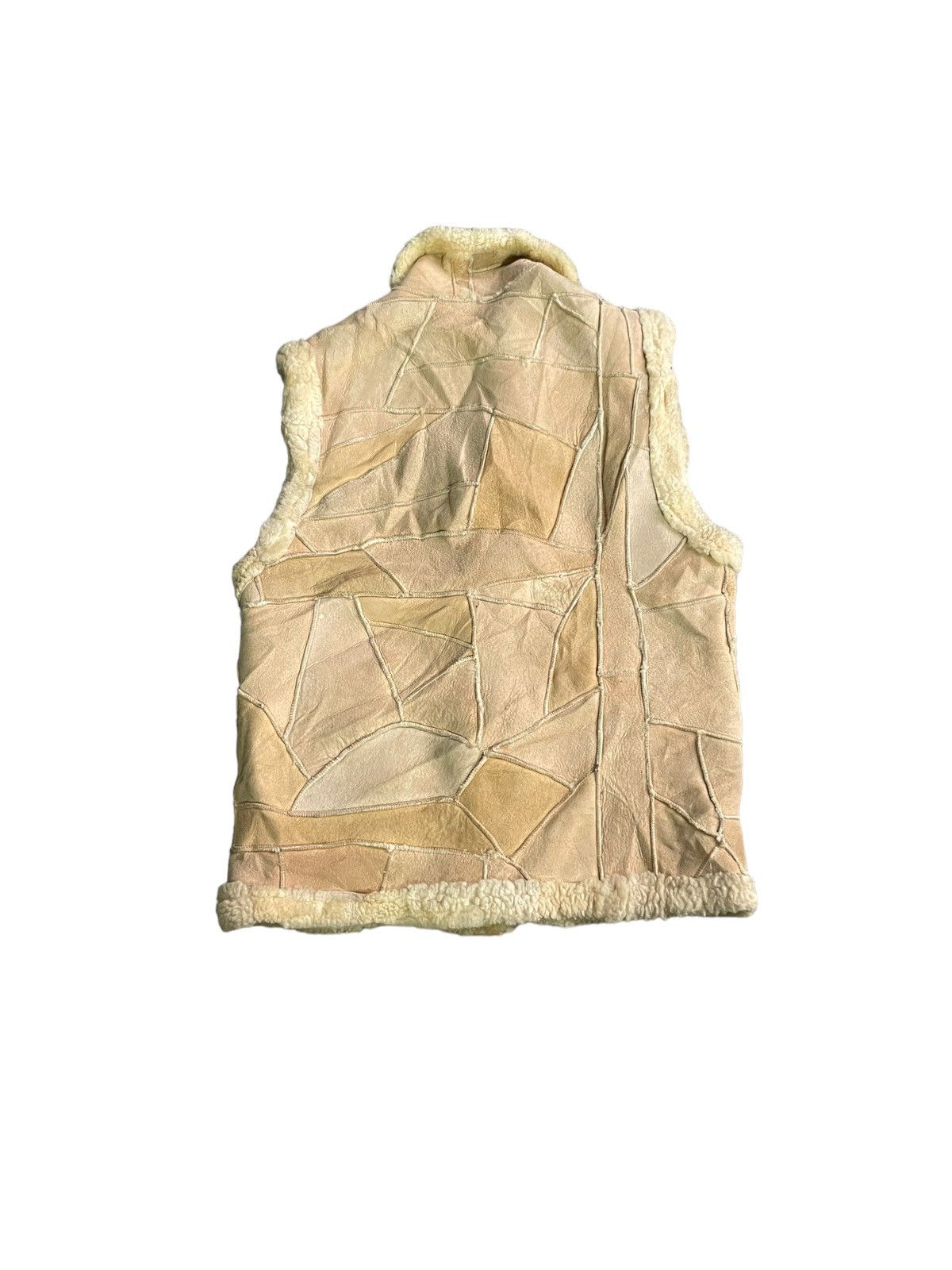 Leather Vintage Sheepskin Leather Vest Size US M / EU 48-50 / 2 - 7 Thumbnail