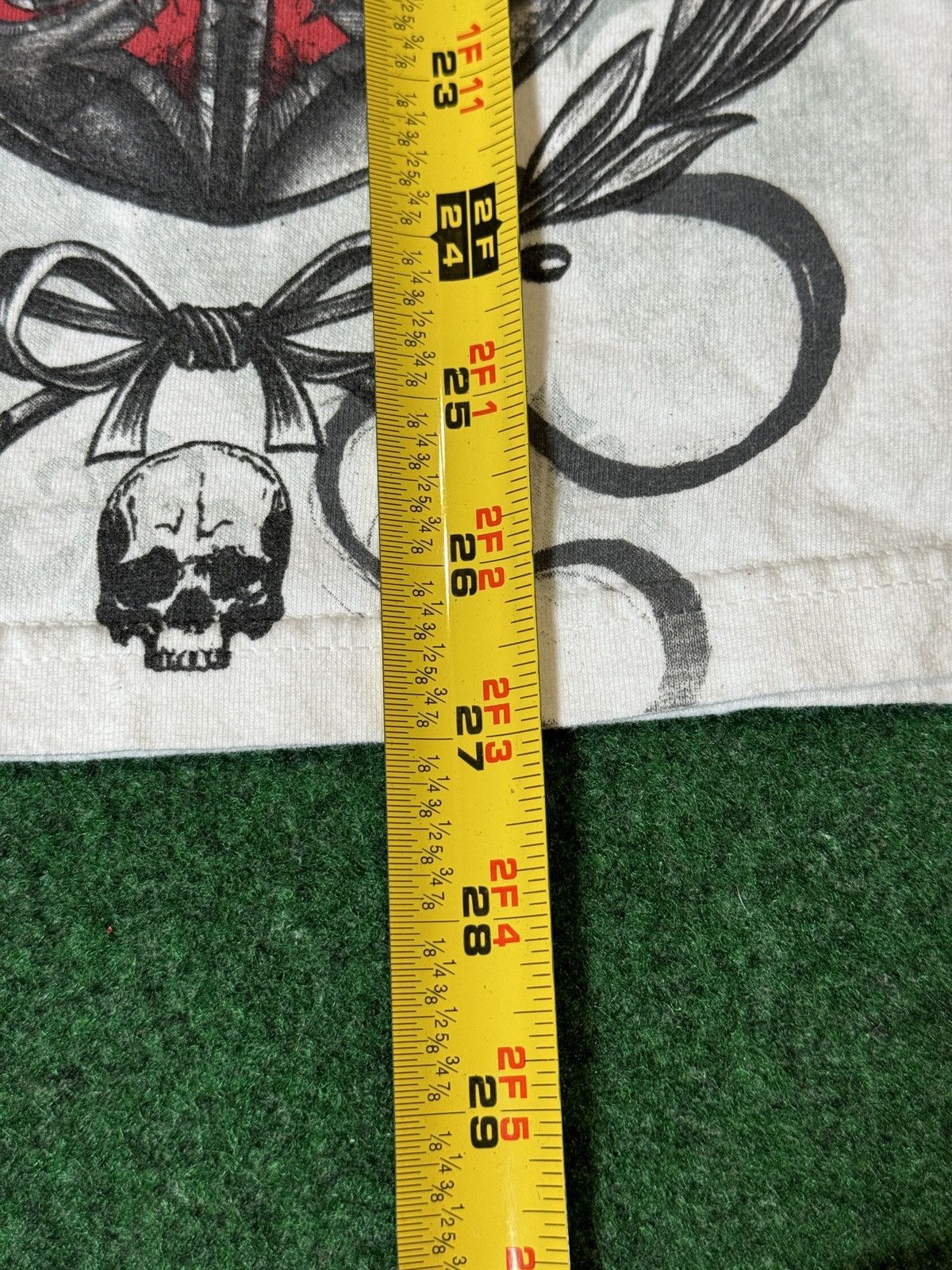 Vintage Y2K Sinister Skull Gothic Punk Tattoo Large Grunge T Shirt Size US L / EU 52-54 / 3 - 6 Thumbnail