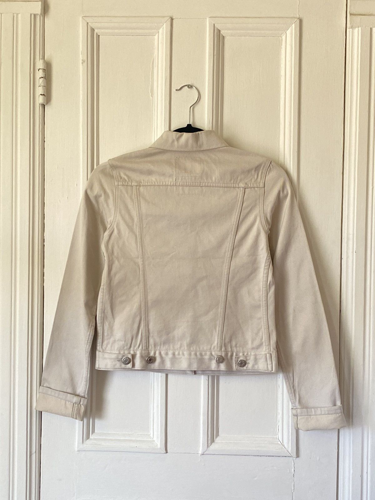 Helmut Lang Helmut Lang ‘90s raw silk denim 2 pocket turn up jacket Size XS / US 0-2 / IT 36-38 - 2 Thumbnail