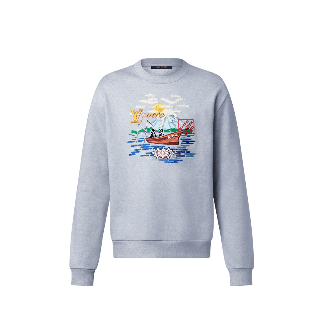 Louis Vuitton Embroidered Sweatshirt Size US XL / EU 56 / 4 - 1 Thumbnail