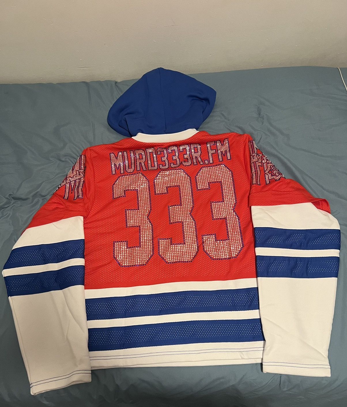 murd333r.fm Murder.fm Hockey Icy 333 Jersey Size Medium Size US M / EU 48-50 / 2 - 2 Thumbnail