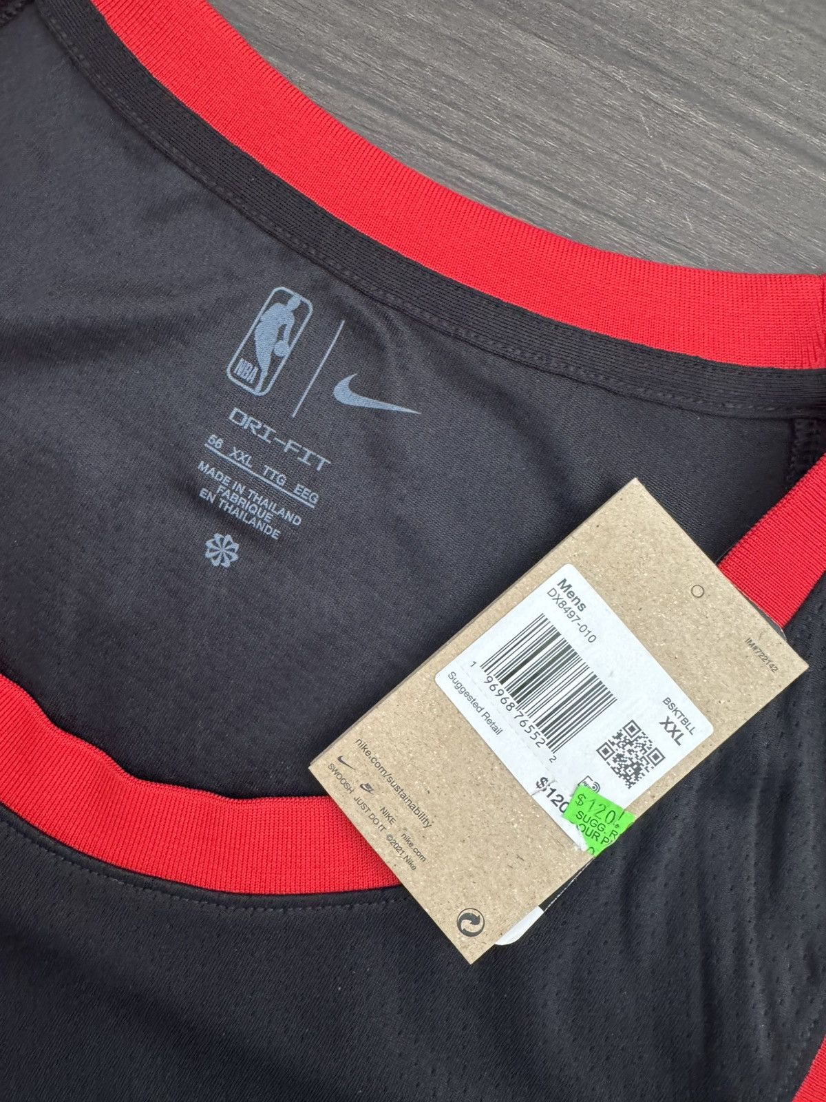 Nike Zach Lavine Chicago Bulls City Edition Jersey 56 Size US XXL / EU 58 / 5 - 4 Thumbnail