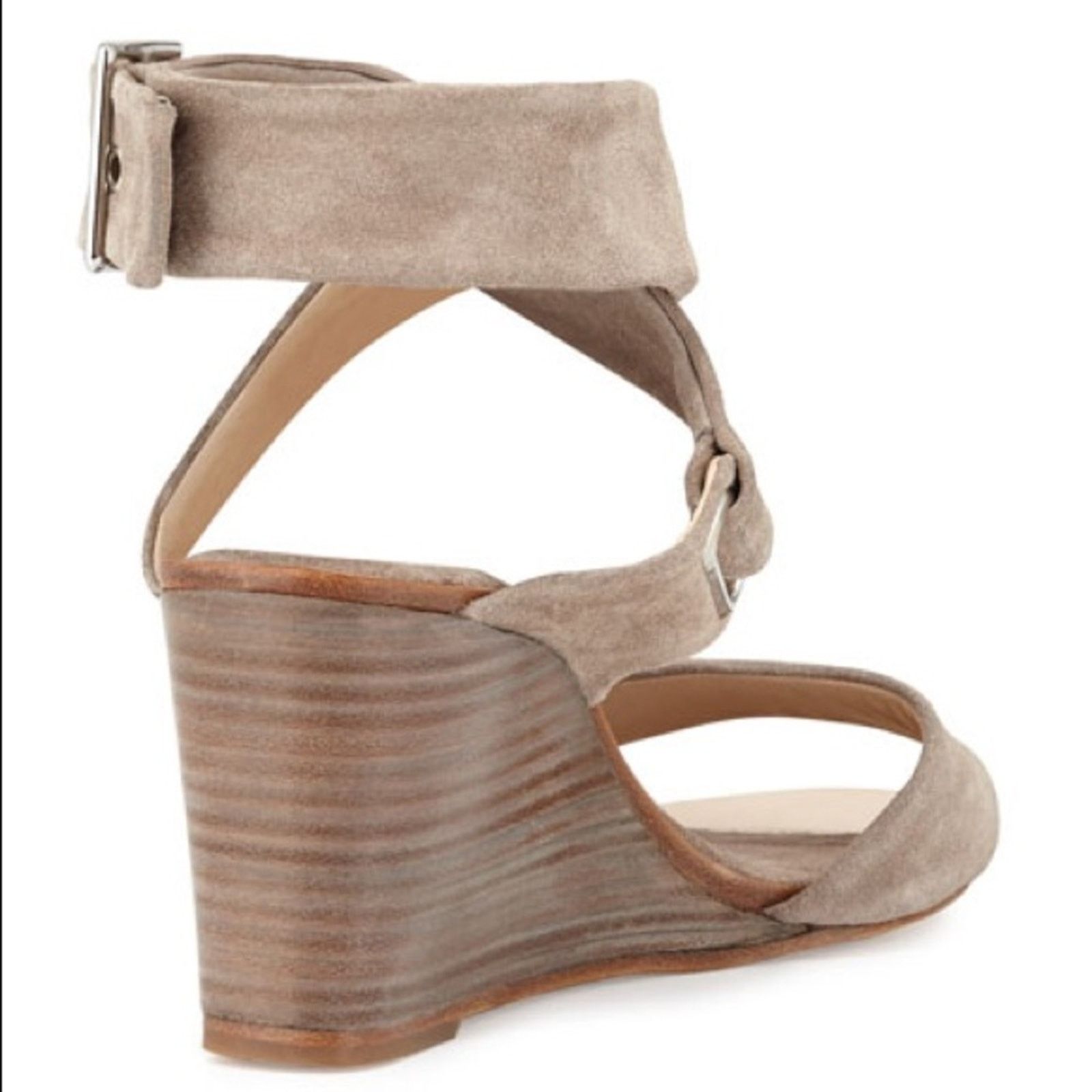 Rag & Bone NEW! rag & bone DAMIAN Wedge 39.5 Gray Leather Heels Sandal Size US 8.5 / IT 38.5 - 16 Thumbnail