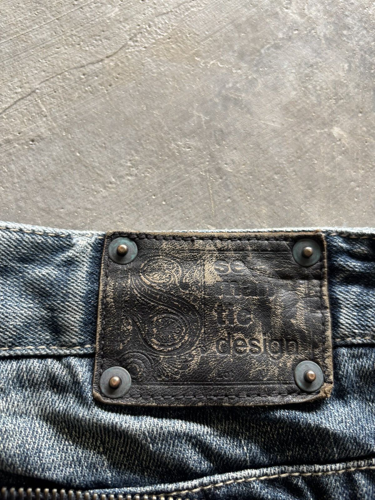 If Six Was Nine Flare Semantic design rusty japanese jeans punk grunge style Size US 34 / EU 50 - 18 Thumbnail