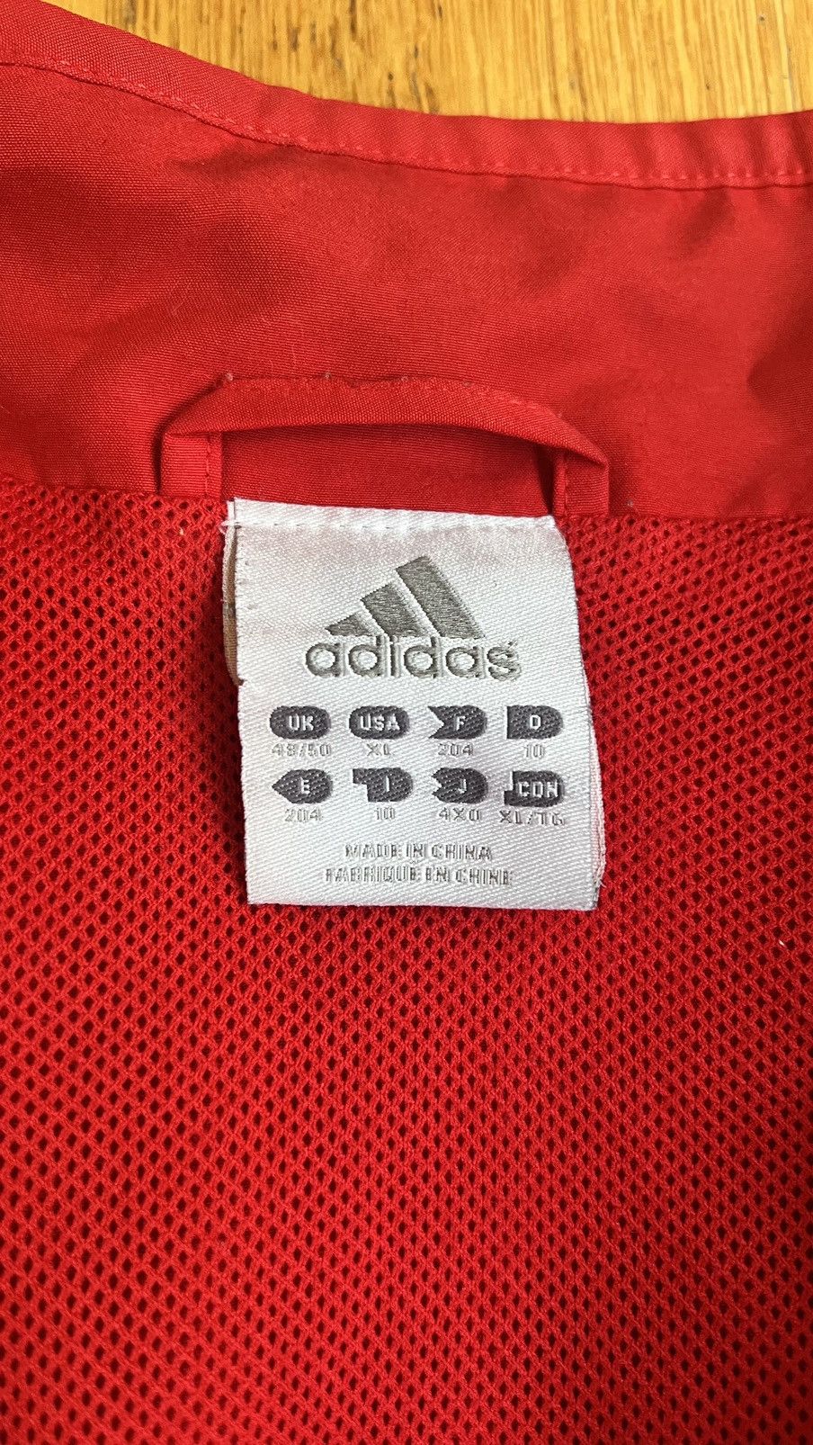 Adidas Spain 08/09 Tracksuit Top - Adidas - Size Large Size US L / EU 52-54 / 3 - 7 Thumbnail