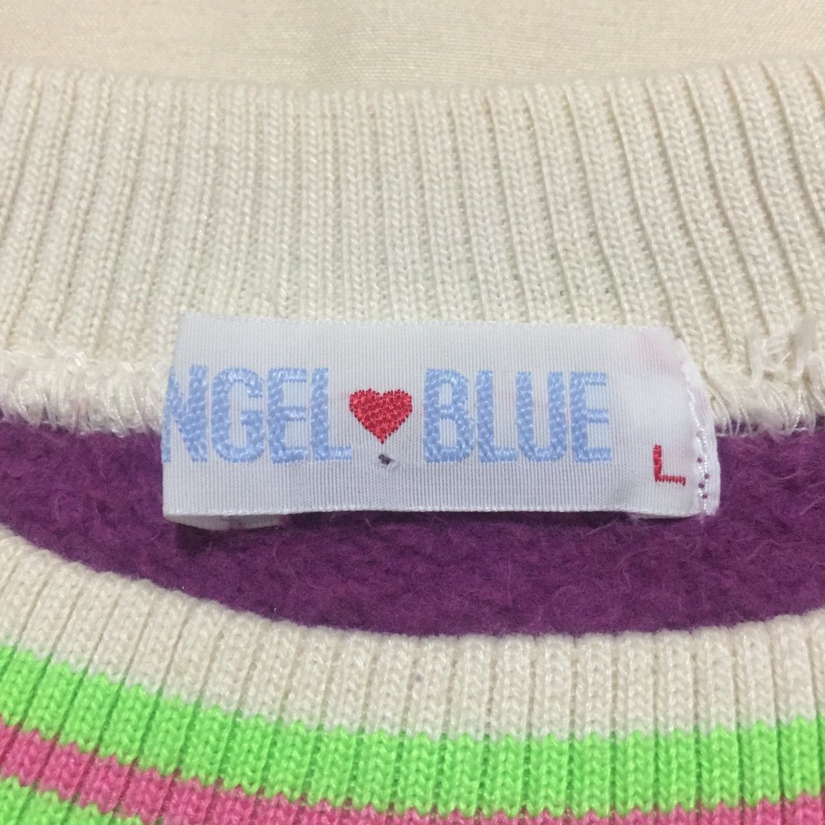 Angel Blue Vintage Angel Blue Embroidered Sweatshirt Crewneck Size L / US 10 / IT 46 - 7 Thumbnail